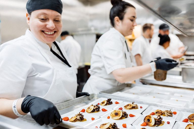 Wolfgang Puck Catering Staff